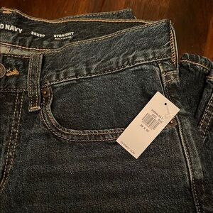 Old Navy Straight Leg Jeans - Dark Wash